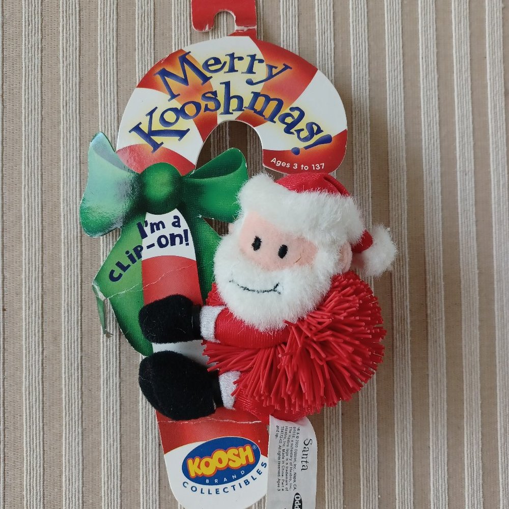 FREE -Christmas Santa Koosh Clip On if Bundled with another Christmas Item